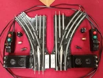 Lionel 022 Remote Controlled Switches, Left Right Hand, Boxed. Fixed Price $56.99.