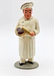 Barclay Cast Metal Dime Store Figure. Chef 3.25" Tall. B95. Fixed Price $16.00.