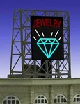 Miller Engineering 338970 N/z Jewelry Flashing Neon Rooftop Billboard. Fixed Price $30.63.