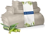 Luxury Bamboo King Size Cooling Sheets Set - 4 Pc Cream Beige. Fixed Price $82.99.
