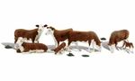 Woodland Scenics New 2024 Scale Animals Hereford Cows A2767. Fixed Price $34.23.