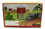 Plasticville 2600 Water Tank Kit Brown Excellent Boxed 1957. Fixed Price $16.99.