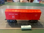 Marx Train Red Baltimore Ohio B&o 467110 Box Car W/type G Trucks Lot. Fixed Price $12.95.