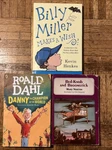 Lot Of 3 Children Books: Bedknob And Broomstick, Roald Dahl, Billy Miller. Fixed Price $9.80.