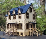 Scale House Kit Model Railroad Train Building ON30. Fixed Price $130.00.