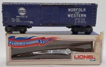 Lionel 6-9205 Gauge Norfolk & Western Boxcar #9205/BOX. Fixed Price $8.75.
