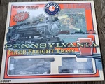 Lionel 6-30089 Pennsylvania Flyer Freight Set. Fixed Price $275.00.