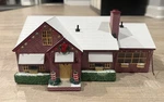 Lionel Christmas House Deluxe 6-37957 With Illuminating Lights Original Box. Fixed Price $99.00.