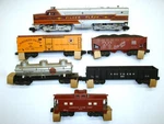 American Flyer Freight Set W/ Silver Flash Diesel + 5 Cars Lot 12-S12. Fixed Price $199.99.