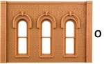Scale- Walls With Arched Windows :"modular System" DPM-90102. Fixed Price $11.99.