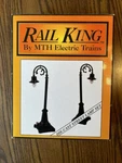 Mth Rail King MT-1031 # 59 Die-cast Street Lamp Set Green. Fixed Price $49.99.