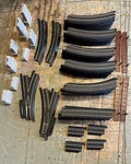 Life-like Ho Scale Power Loc Train Track 47 Pieces Pier Set Side Rails. Fixed Price $90.00.