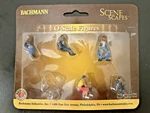 Bachmann Scenescapes 33161 Scale Seated Platform Passengers Figures (5 Pack). Fixed Price $12.99.