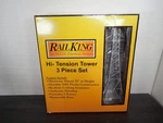 Mth Rail King High Tension Tower 3-PIECE Set Standing Nearly 2 Feet Tall 30-1065. Fixed Price $165.00.