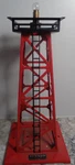 Lionel #12720 Red And Black Metal Tower With Working Light 12" Tall. Fixed Price $19.99.