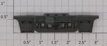 K-line K4600-08-01 Left Gray Die-cast Passenger Truck Side With Bushings. Fixed Price $5.00.