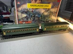 Lionel -tinplate Postwar 6440 Pullman & 6441 Observation Car L1887. Fixed Price $63.10.