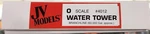 Jv Models 4012 Scale Water Tower Branchline 60,000 Gal Wood Kit. Fixed Price $80.00.