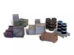 New Woodland Scale Assorted Crates Train Figures A2739. Fixed Price $29.29.