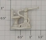 Lionel 52-7 Gauge Fire Car Off White "deluge" Nozzle And Seat. Fixed Price $8.00.