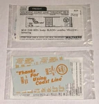 Walthers Ho Decal-atlantic Coast Kine/acl Box Car-red W/yel Lett #934-25200. Fixed Price $5.75.