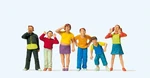 Preiser 65356 Pedestrians Children Figures (set Of 6). Fixed Price $61.18.