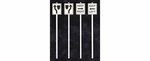 Tichy Trains 3546 Scale Keep Left & Right Signs. Fixed Price $6.99.