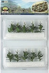 Jtt Tobacco Plants (10) - Scale Model Railroad Farm Scenery #95587. Fixed Price $9.90.