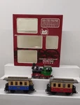 Lgb 20301 Scale Steam Passenger Train W/1 Locomotive Cars & Plastic Figure. Fixed Price $150.99.