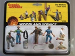 Woodland Scenics Scale City Maintenance Workers Figure People Men WDS2742 New. Fixed Price $21.84.