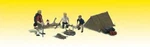 Woodland Scenics A2754 Campers Figures/tents & Campsite Gear (set Of 8). Fixed Price $28.33.