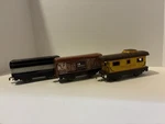 Marx Tin Litho Train Car Lot Of 3. Fixed Price $19.99.