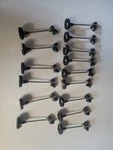 Mth Railking #70 Yard Light Lamp Post Accessory Set 30-1060! Gauge Lot Of 14. Fixed Price $150.00.