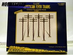 Lionel American Flyer Gauge Telephone Electric Poles Power Track 6-49086 New. Fixed Price $26.86.