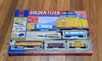 New! Life-like Golden Flyer Santa Ho Scale Set No. 21428 Nib. Fixed Price $84.99.