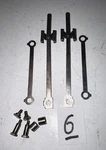 Lionel Prewar O-gauge Steam Engine 257 258 261 262E Set Side Drive Linkage Rods. Fixed Price $29.99.