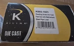 Line K693-1931 Diecast Reading "o" Scale Flat Car W/ Steel Pipe Load. Fixed Price $150.00.