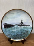 U.s.s. Alabama BB-60 50TH Anniversary Rare Navy Commemorative Plate 20 Of 1000. Fixed Price $40.00.