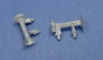 ON3/ON30 2 Air Horns For Diesel Locomotives Critters Wiseman Detail Parts O411. Fixed Price $5.00.