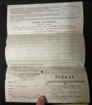 Rare Vintage 1960S Lionel Accessory Order Form 1-62 Unfilled Original Paperwork. Fixed Price $44.99.