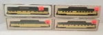 Con-cor Scale Lot Of 4 Chicago And Nw "smooth" Passenger Cars (read). Fixed Price $110.00.