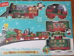 Disney Mickey Mouse Holiday Express 36 Pc Train Set Collector's Edition. Fixed Price $55.00.