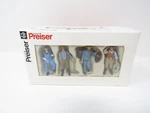 Preiser 65343 Working Men Steam Era Us Railway Workers People Figure Set. Fixed Price $64.99.