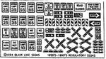Blair Line Ho Regulatory Signs #1 102. Fixed Price $5.00.