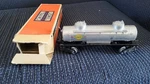Lionel 6465 2 Dome Vintage Tank Car, Silver With Original Box. Fixed Price $30.00.