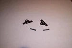 Lionel Parts, 2333-74 2343 2344 Coupler Retaining Plates With Rivets. 3927. Fixed Price $5.95.