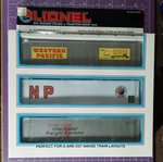 Nip Open Box Lionel Intermodal Containers 3-PACK 6-12907 / O27. Fixed Price $24.80.