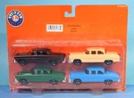 Lionel Scale 4-PACK Auto Loader Cars 6-81738. Fixed Price $44.99.