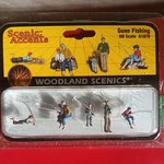 Woodland Scenics A1878 Gone Fishing Figures (5) Ho Scale Landscape WDS1878 New. Fixed Price $17.99.