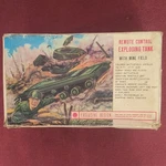 Sears Remote Control Exploding Tank W/ Mine Field Set War Theme Made Japan. Fixed Price $60.00.